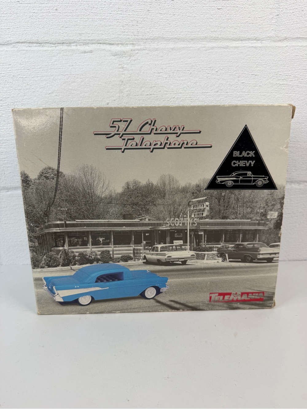 Vintage Telemania Black ‘57 Chevy Landline Phone NIB